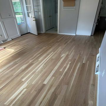 Water-based finish hardwood floor refinishing in Boston - American Builder Hardwood Floor