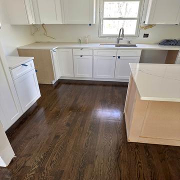 Hardwood floor repair after water damage in Boston condo - American Builder Hardwood Floor
