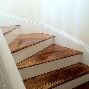 Custom hardwood floor installation in Newton, MA - American Builder Hardwood Floor